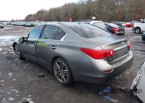 2015 Infiniti Q50 Premium/Sport from USA, damaged, VIN JN1BV7AR9FM396837